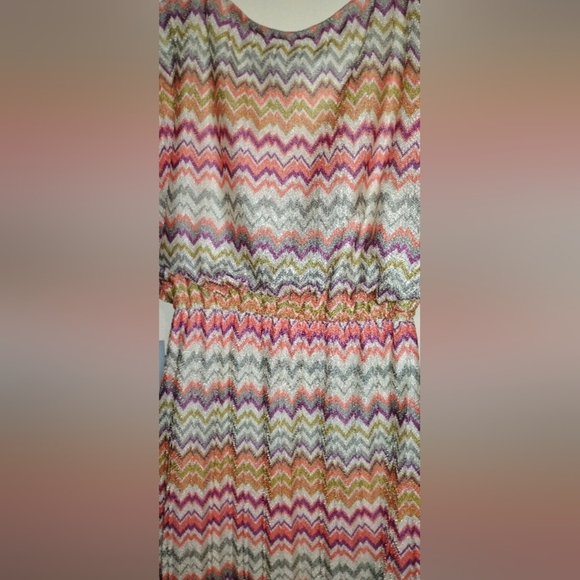 London Times Womens Dress 6P Petite Multicolor Lined Round Neck Pullover - Picture 10 of 13